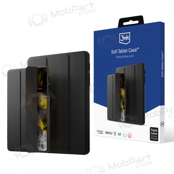 Capa - 3MK Soft Tablet Case - para Apple iPad 10.9 2022 (preta)