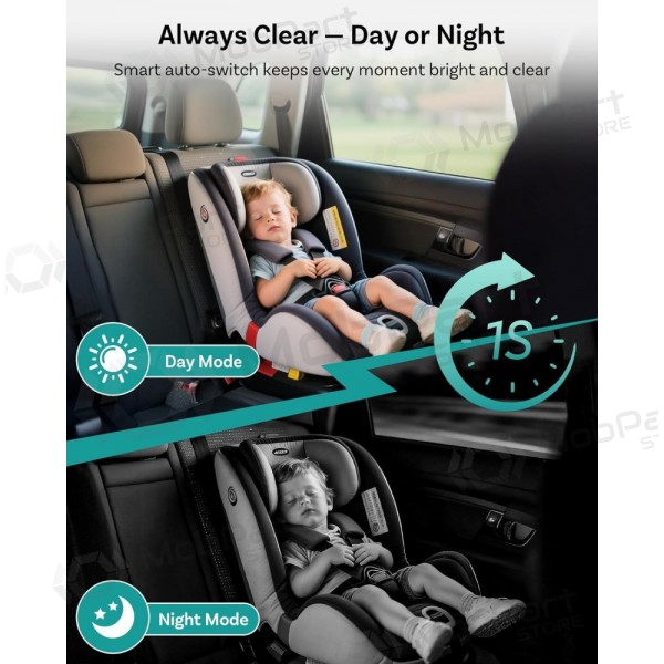 Adaptador CarPlay sem fio Ottocast Cabin Care CA520-T com função de babá móvel preto