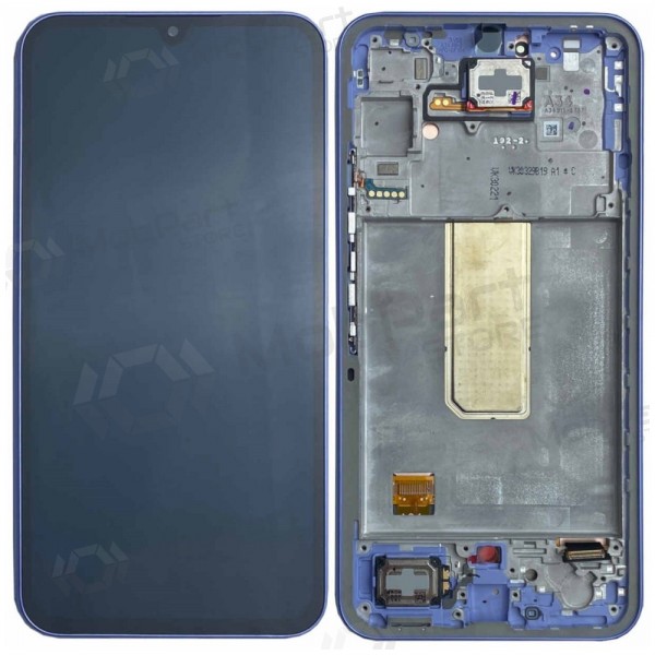 Tela Samsung Galaxy A34 5G (violeta) (com moldura) (original)