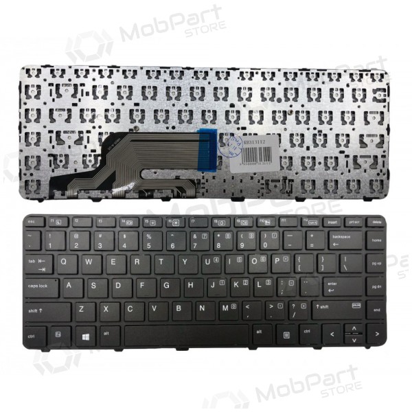HP: Probook 430 G3, 440 G3, 445 G3 teclado com moldura HP: Probook 430 G3, 440 G3, 445 G3 teclado com moldura