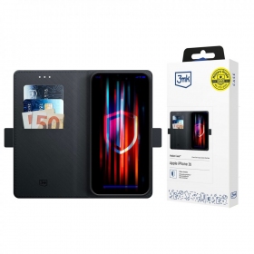 Capa Xiaomi 17T Pro - 3mk Wallet Case - preta