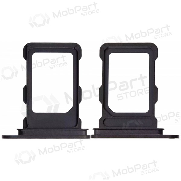 Suporte de cartão SIM para Apple iPhone 16 Pro, 16 Pro Max (preto)