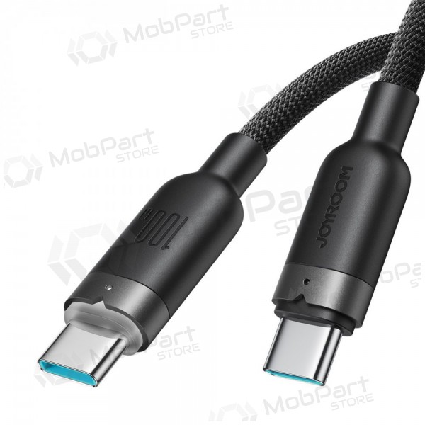 Cabo USB-C Joyroom S-A63 USB-C para USB-C 1.2 m 100 W preto