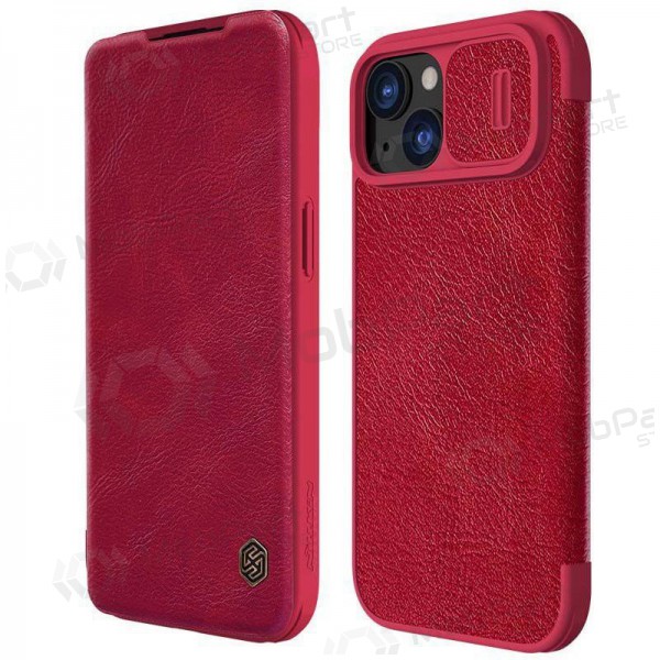 Capa para Apple iPhone 14 - Nillkin Leather (vermelha)
