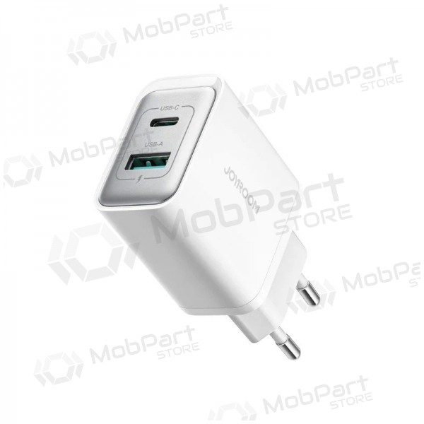 Carregador Joyroom JR-TCF15 USB-C/USB-A 30W branco