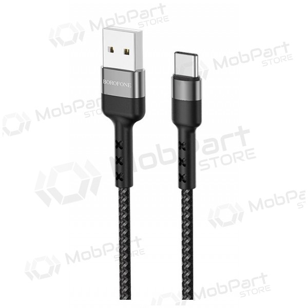 USB cabo Borofone BX34 Type-C 1.0m (preto)
