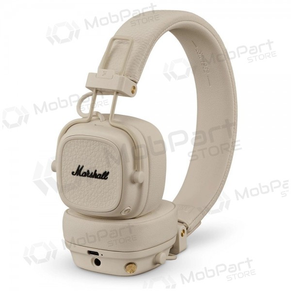 Fones de ouvido sem fio Marshall Major V Bluetooth USB-C 3,5 mm com microfone
