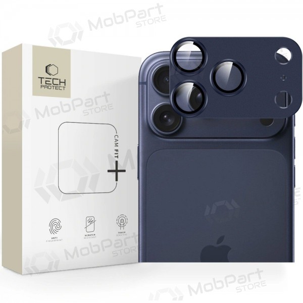 Proteção de câmera Apple iPhone 17 Pro Max - Tech-Protect CamFull Fit+ (Deep Blue)