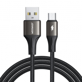 USB cabo Joyroom SA25-AM3 USB to MicroUSB 3A 1.2m preto