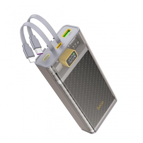 Bateria externa Power Bank Hoco J104A Discovery Edition 22.5W 20000mAh cinza