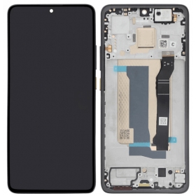 Tela Xiaomi Poco X7 Pro 5G (amarela) (com moldura) (original)