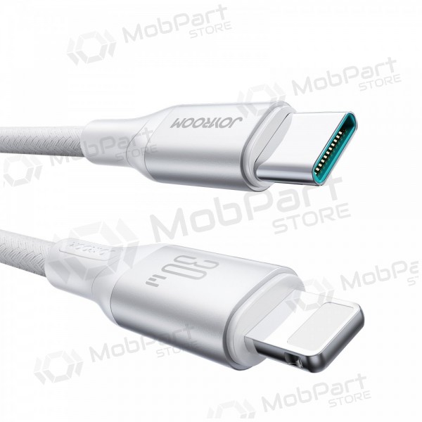 USB cabo Joyroom S-A28 USB-C to Lightning 30W 2.0m branco