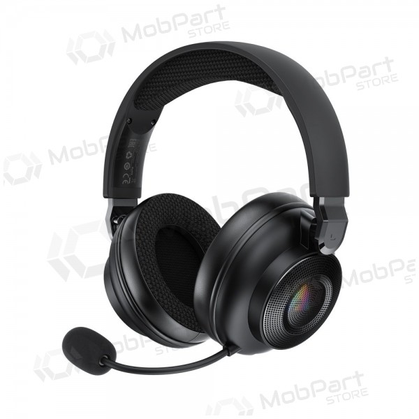 Auscultadores sem fios Acefast H15 Gaming over-ear com microfone USB-C pretos