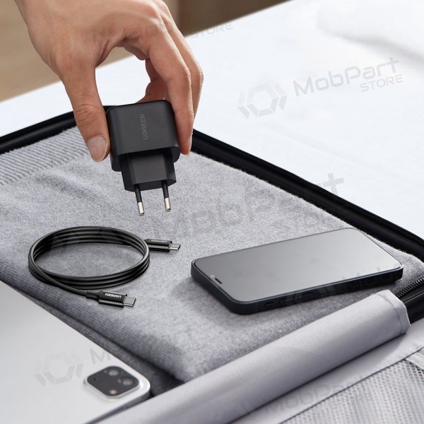 Carregador buitinis Ugreen CD250 USB-C 25W + USB-C cable 2.0m preto