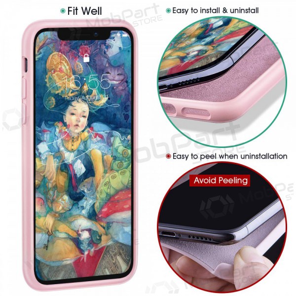 Capa para Apple iPhone 11 Pro - Liquid Silicone - 2.0mm (rosa)