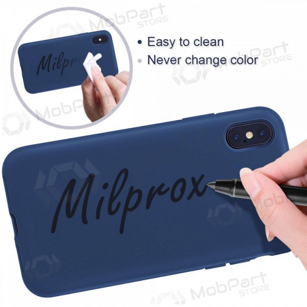 Capa Apple iPhone 13 Pro - Liquid Silicone - 1.5mm (azul escuro)