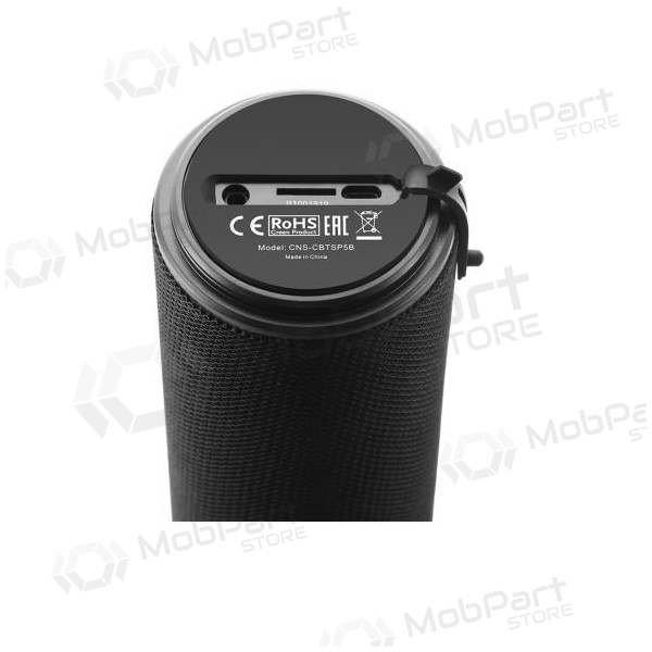 Coluna portátil Bluetooth CANYON CNS-CBTSP5 (MicroSD, AUX, BT V5.0, 1200mAh) (preta)