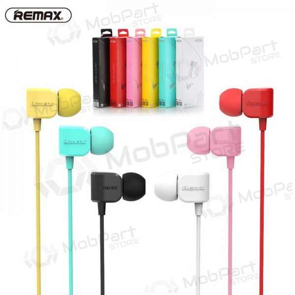 Mãos livres Remax RM-502 3,5mm (amarelo)