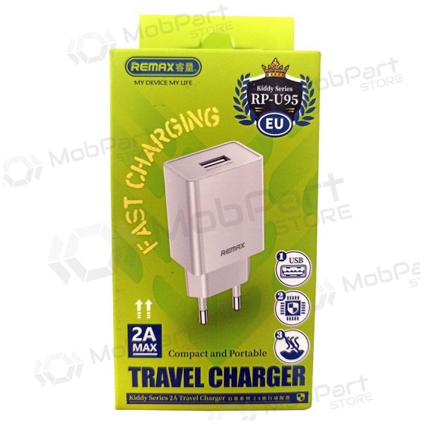Carregador Remax RP-U95 10W USB-A branco