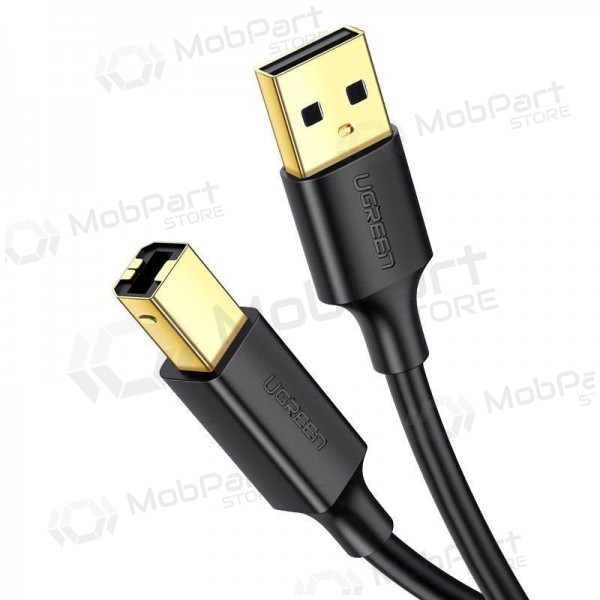Cabo USB para impressoras Ugreen US135 USB-A para USB-B 5 m preto