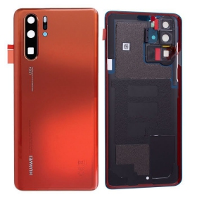Huawei P30 Pro tampa traseira da bateria vermelho (Amber Sunrise) (usado grade B, original)