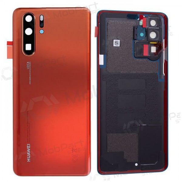 Huawei P30 Pro tampa traseira da bateria vermelho (Amber Sunrise) (usado grade B, original)