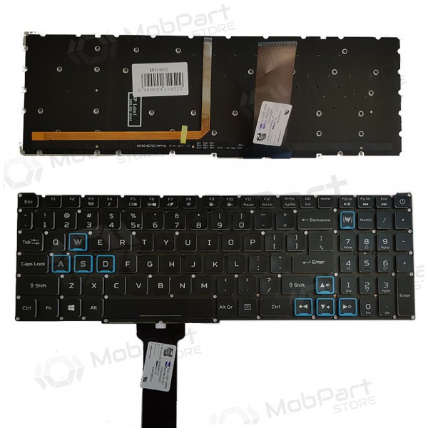 ACER PH315-52, PH317-53, PH317-53-7777 teclado (US) (com iluminação)