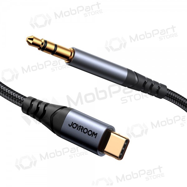 Audio cabo Joyroom SY-A07 USB-C to 3,5mm 1.2m preto
