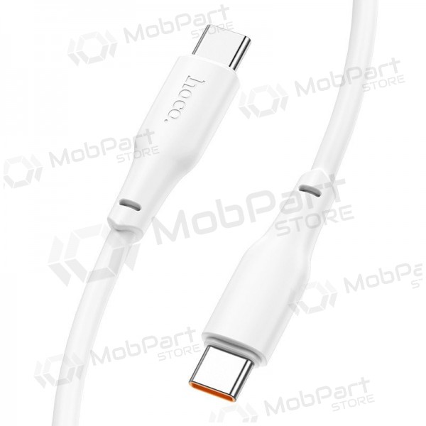 Cabo USB-C Hoco X93 USB-C para USB-C 1 m 100 W branco