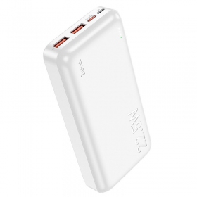 Bateria externa Power Bank Hoco J101A PD 20W+Quick Charge 3.0 22.5W 20000mAh branco