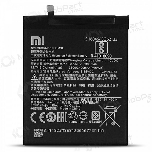 Xiaomi Mi 8 bateria, akumuliatorius (BM3E) (original) Xiaomi Mi 8 bateria, akumuliatorius (BM3E) (original)