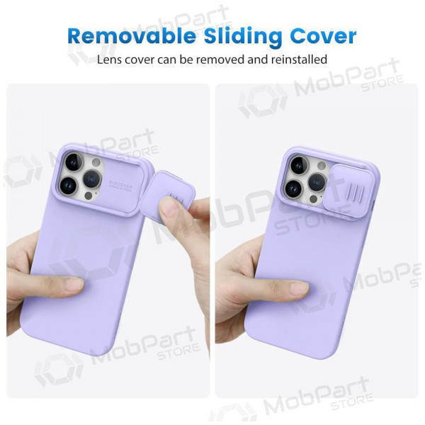 Capa para Apple iPhone 14 - Nillkin Silicone (violeta claro)