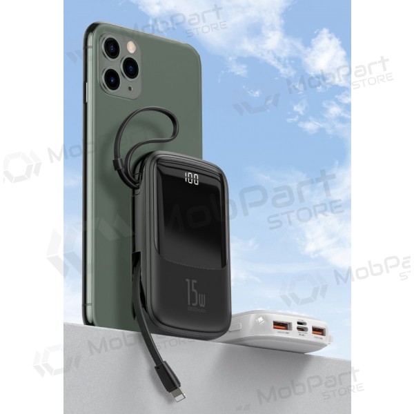 Bateria externa Power Bank Baseus Q Pow With Type-C Cable 10000mAh preto PPQD-A01
