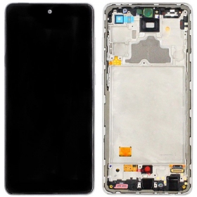 Samsung A725 A72 4G / A726 5G 2021 ecrã (branco) (com moldura) (service pack) (original)