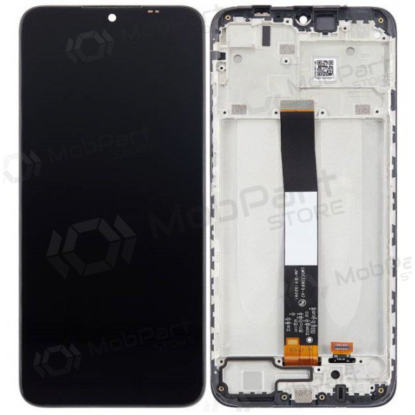 Xiaomi Redmi 9A / 9C / 9AT / 10A ecrã (preto) (com moldura) (Premium)