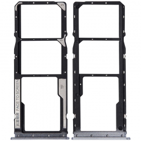Suporte de cartão SIM Xiaomi Redmi 10 5G (prateado)