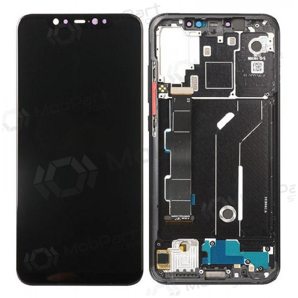 Xiaomi Mi 8 ecrã (preto) (com moldura) (original)