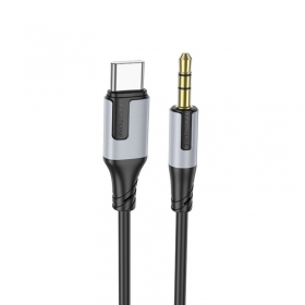 Audio cabo Borofone BL19 USB-C to 3,5mm preto