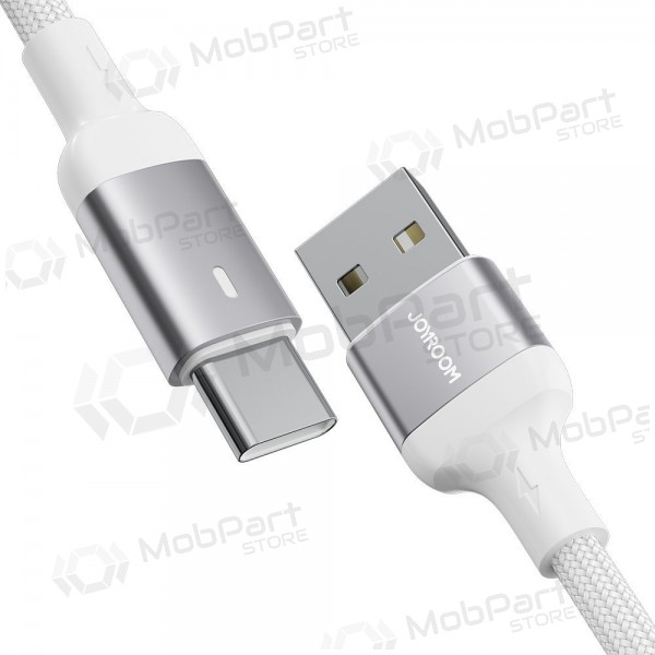 USB cabo Joyroom S-UC027A10 USB to Type-C 3A 1.2m branco