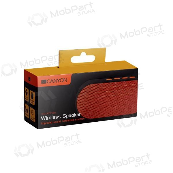 Coluna portátil Bluetooth CANYON CNE-CBTSP3BO (MicroSD, AUX, BT V4.2, 300mAh)