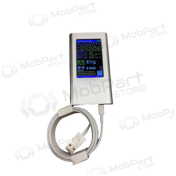 Cabo USB Apple Lightning to USB 2m A1510 / MD819ZM / A (com chip E75 original)