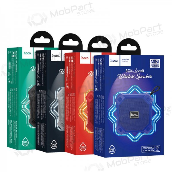 Coluna Bluetooth portátil Hoco BS34 (preta)