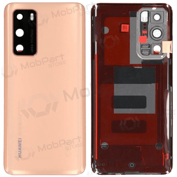 Capa traseira Huawei P40 - ouro rosa (original)
