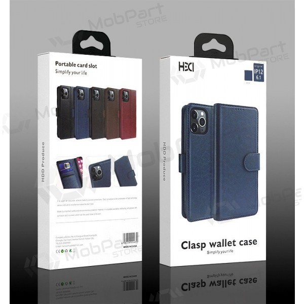 Samsung Galaxy A57 carteira capa - HDD Clasp Wallet Case (azul)