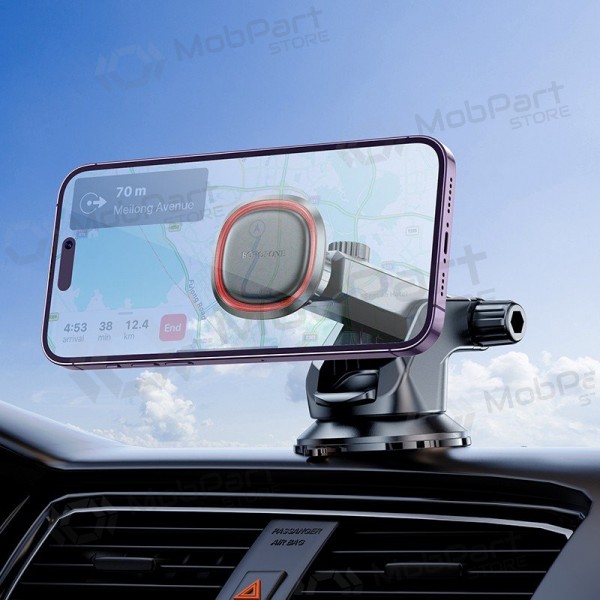 Suporte de telefone para carro Borofone BH125 para painel de instrumentos 4.5–7 polegadas.
