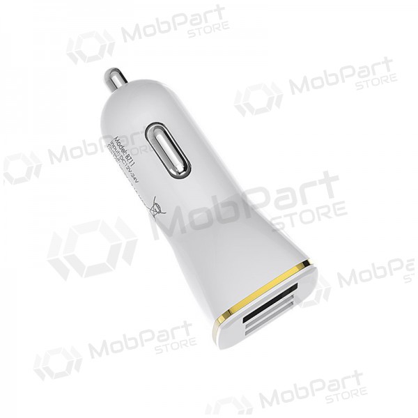 Carregador automobilinis Borofone BZ11 x 2 USB (2.1A) (preto)