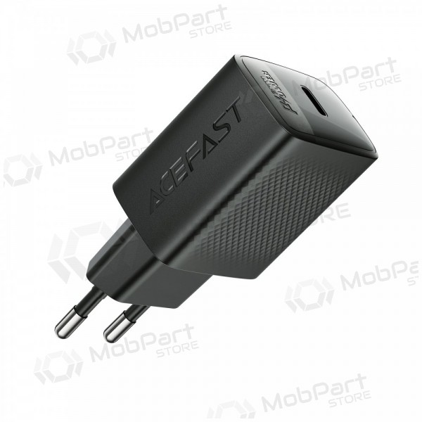 Carregador de telefone Acefast A104 25 W GaN USB-C preto