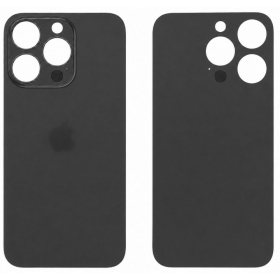 Capa traseira para Apple iPhone 14 Pro Max (preta) (Premium)