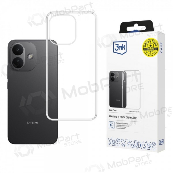 Capa Xiaomi Redmi Note 17 Pro - 3MK Clear Case (transparente)