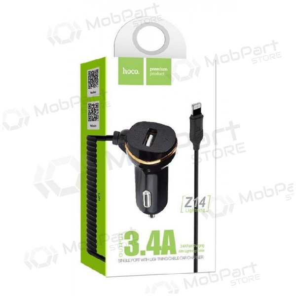 Carregador de carro HOCO Z14 USB + 